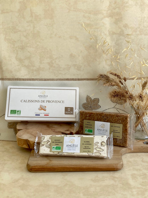 coffret gourmand noel angele confiserie, cadeau gourmand, coffret gourmand
