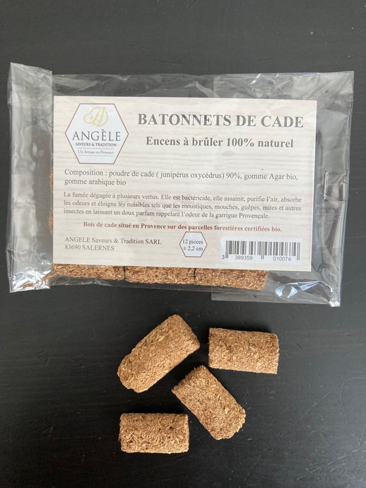 cade, antimite, encens naturel, encens