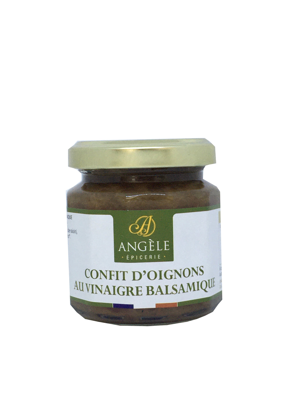 confit d'oignon bio, angele confiserie, oignon au vinaigre balsamique, angèle épicerie, bio