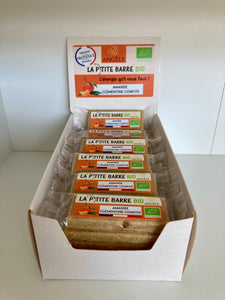 barre énergie, pack 30 barres energetiques, biologique, sans gluten, vegan, artisanal, ptite barre bio, angèle confiserie