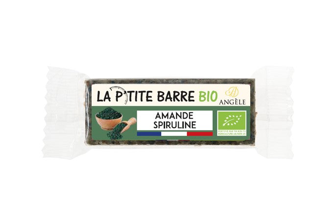 barre énergétique, amande, spiruline, bio, barre énergie