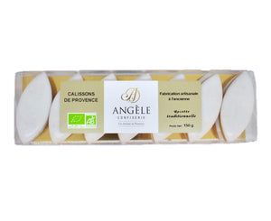 calisson de Provence, abricot confit, artisanal, 100% bio - angele confiserie