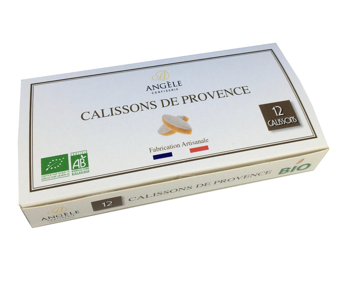 calissons bio, calissons, calisson de Provence, abricot, artisanal, 100% bio - angele confiserie