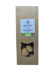 sablé aux noisettes, sablés noisette bio, sablé artisanal, biscuit aux noisettes biscuit bio